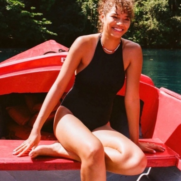 Andie The Luzon One Piece Swimsuit Black Size Small - Picture 10 of 11